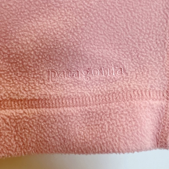 Patagonia Synchilla Fleece Quarter Zip Pullover Pink Size Small - Picture 4 of 12